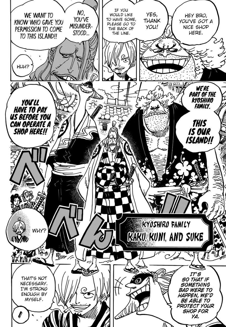 One Piece Chapter 927.1 4